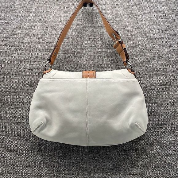 Coach Shoulder Bag Medium Soho Soft Leather Two Toned Hobo Spring Fling W COA - Picture 2 of 11